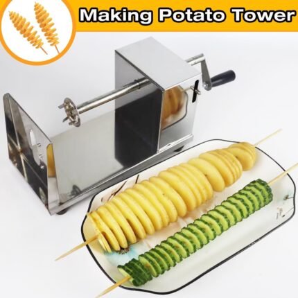 Steel Spiral Potato Machine